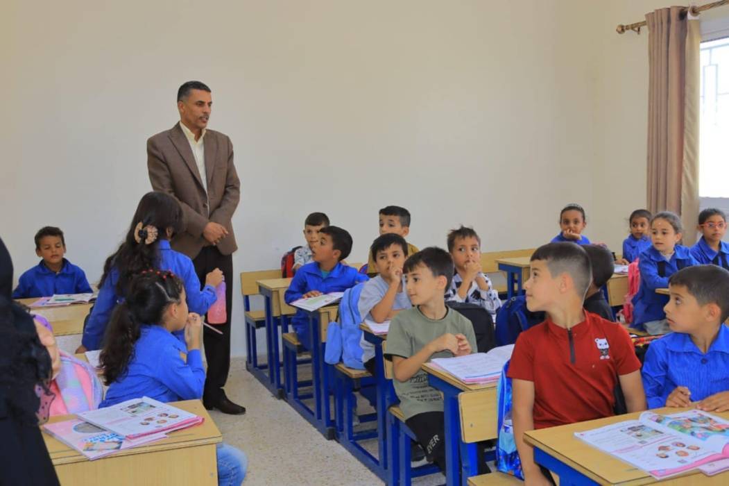 مدير التربية والتعليم الدكتور طايل المساعيد يقوم بزيارة تفقدية لعدد من مدارس قضاء الخالدية