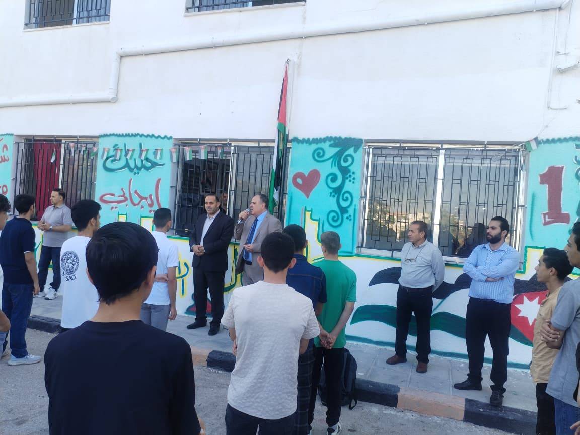 العبيدات يتفقد مدرستي كفرالماء الثانوية وشرحبيل بن حسنة ويؤكد على الانضباط والتميز في العملية التعليمية بلواء الكورة.