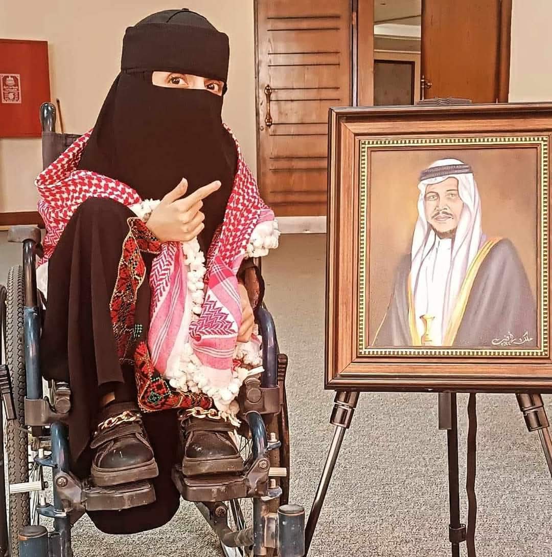 الفنانة التشكيلية ملك رأفت: كلنا خلف جلالة الملك عبدالله الثاني في قمة الدوحة