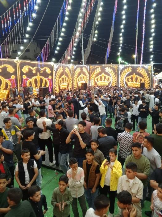 عشيرة الزواهرة تحتفل بفرح أحمد فراس في الزرقاء بيرين