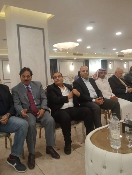 الحسيني وطمليه يزفّان فرحة العمر بحضور رجل الاعمال محمد سالم الجبور