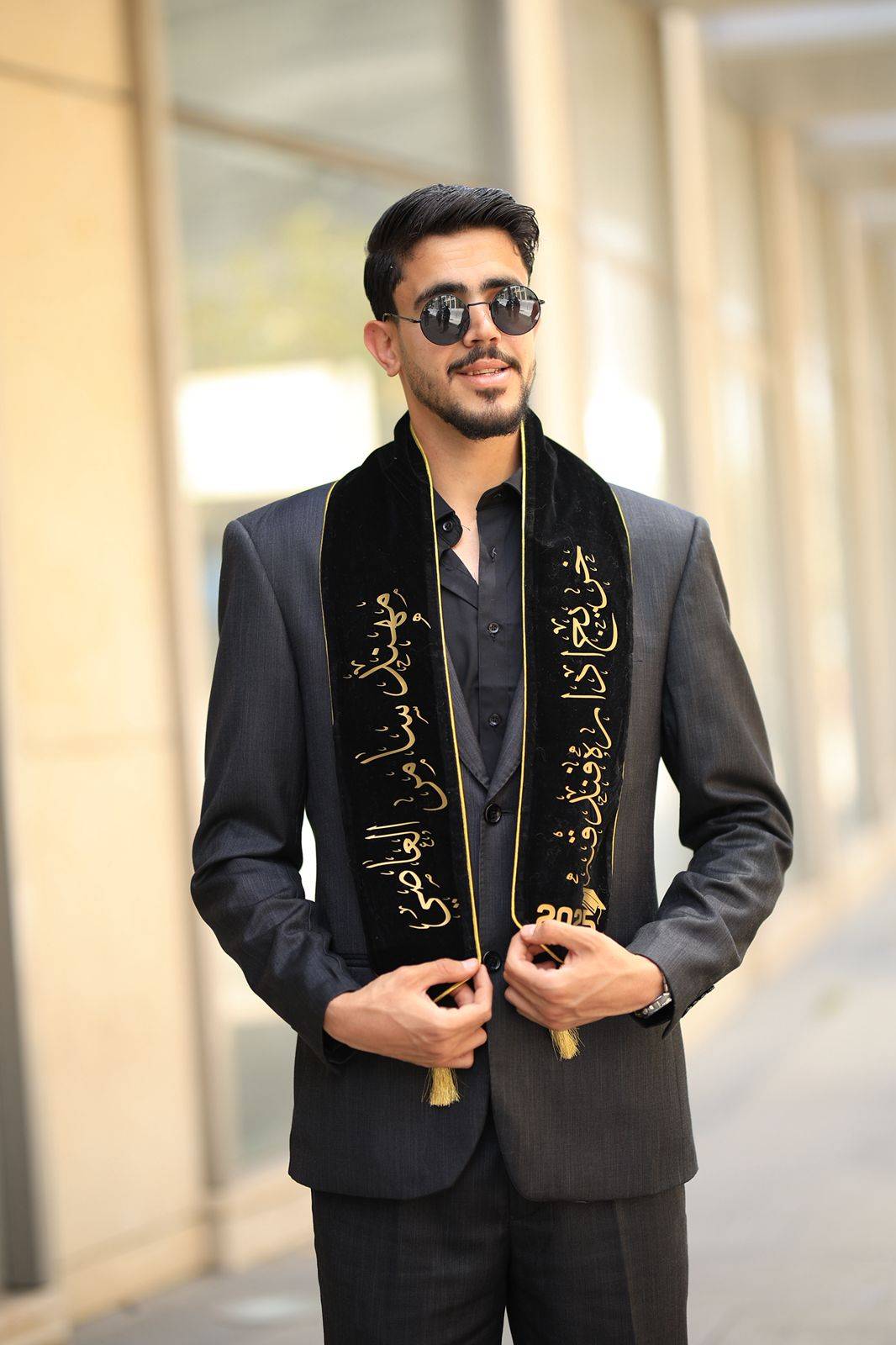 مهند العاصي ينال درجة البكالوريوس في إدارة الفنادق