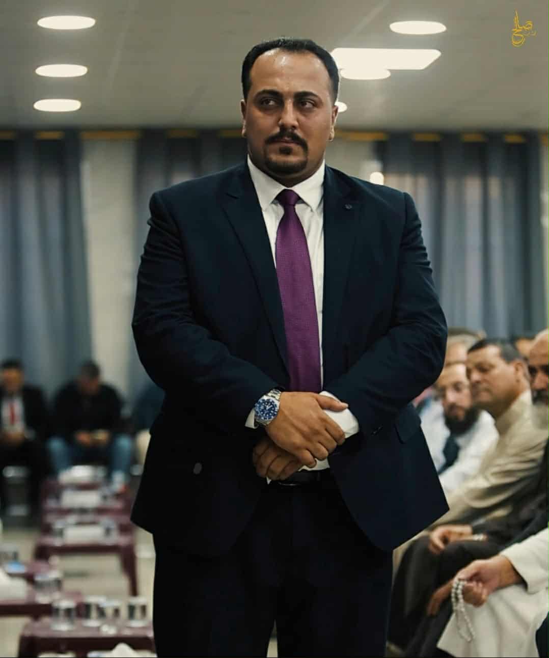 الدكتور إبراهيم الرواشدة يهنئ ابن خاله ثامر معتصم الرواشدة بعقد قرانه