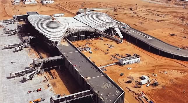 تقدم الأعمال بمطار الملك عبدالله الدولي بجازان
