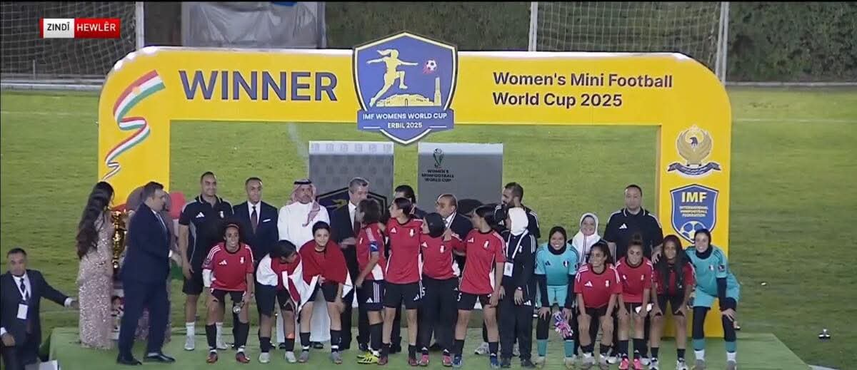 مصر تتوج ببطولة العالم للسيدات الميني فوتبول بالفوز بركلات الترجيح على البرازيل