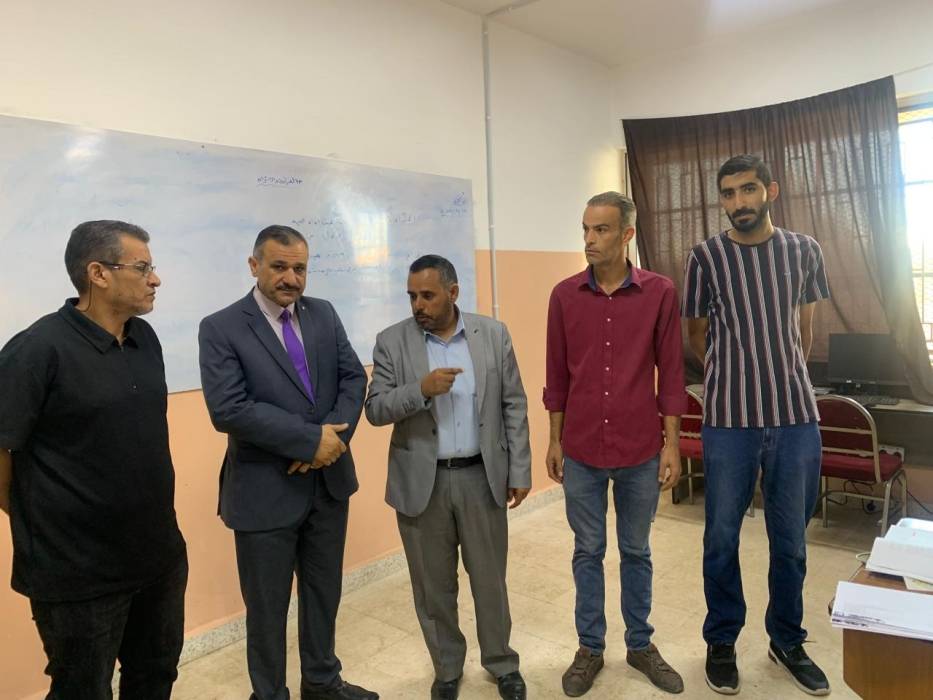 الجريري يتفقد قسم الضيافة ضمن برنامج BTEC في مدرسة الجيزة الثانوية للبنين