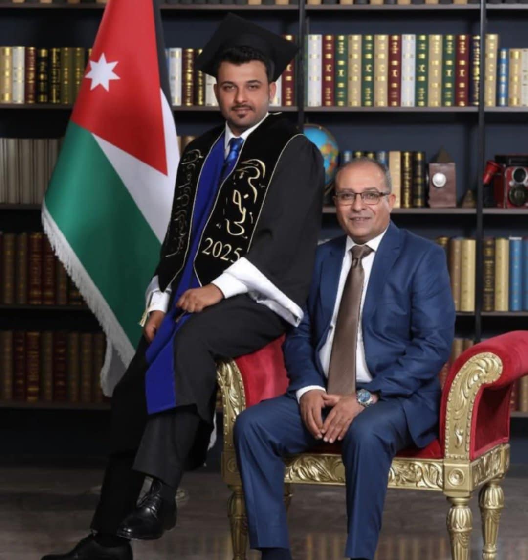 إياد الصهيبا ينال شهادة البكالوريوس بالترجمة