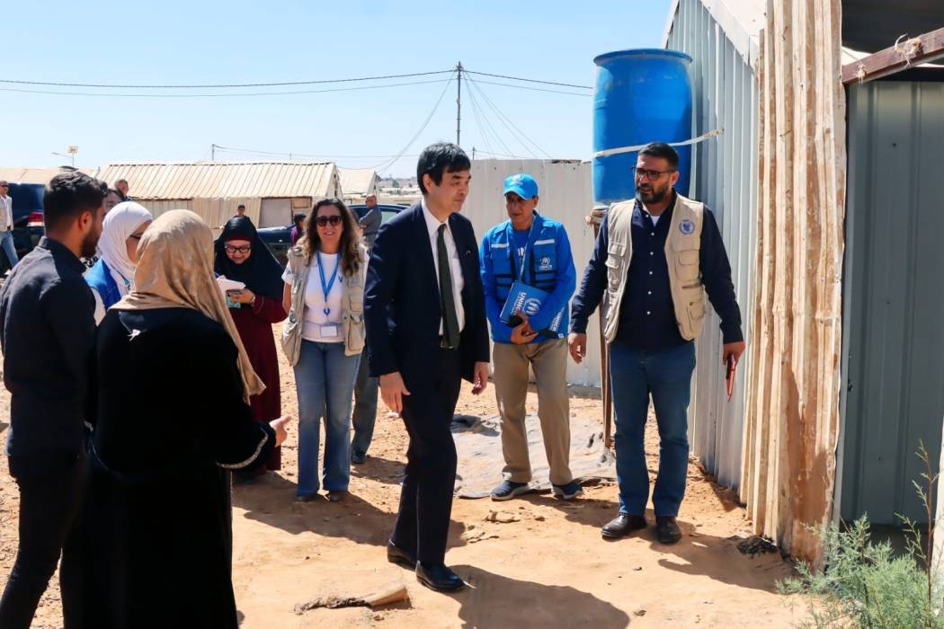 السفير الياباني يشيد باستضافة الأردن للاجئين السوريين ويؤكد الشراكة مع برنامج الأغذية العالمي