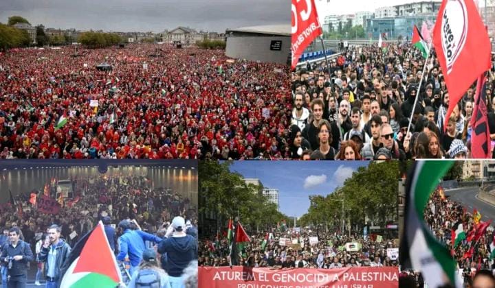 طوفان بشري يهز أوروبا.. مظاهرات مليونية حول العالم دعما لفلسطين وتنديدا بالإبادة الجماعية في غزة