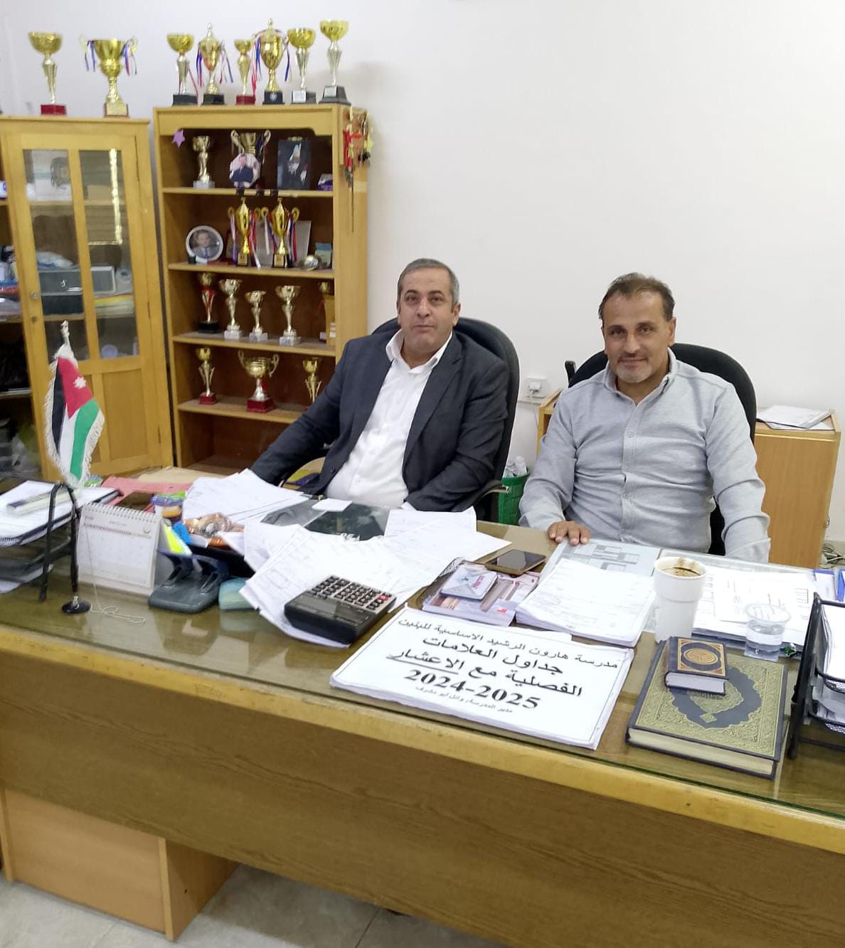 الشديفات يشدد على الانضباط ويرسخ قيم الانتماء عبر لمدرستي أنتمي في مدارس الرصيفة