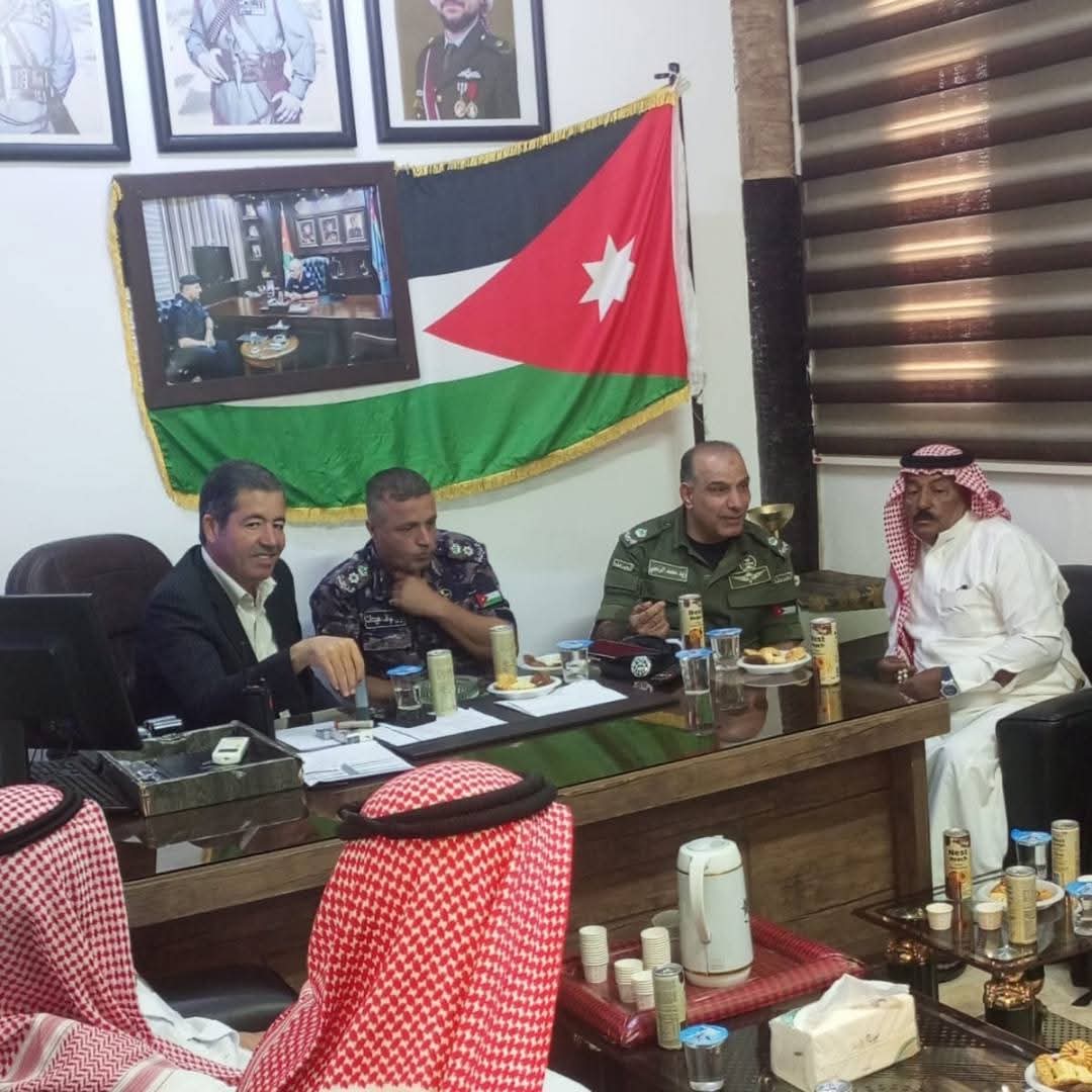 ‏الخريشا يزور مركز أمن الصفاوي ....صور  ‏