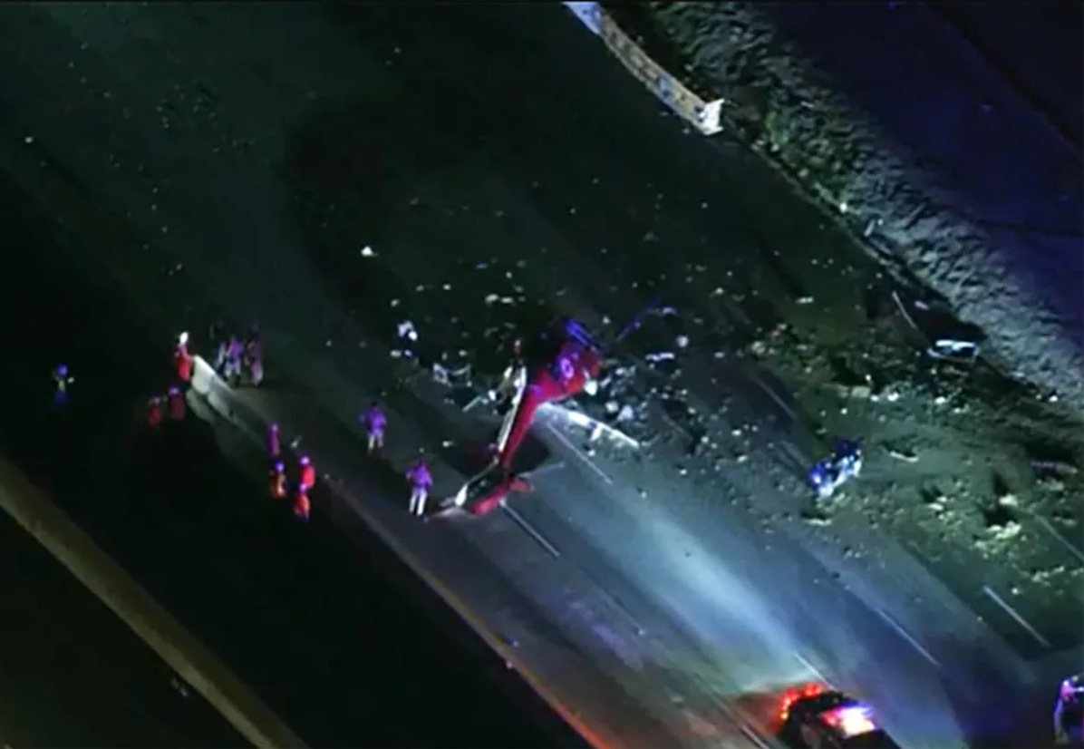 3 إصابات في حادث تحطم مروحية طبية في كاليفورنيا