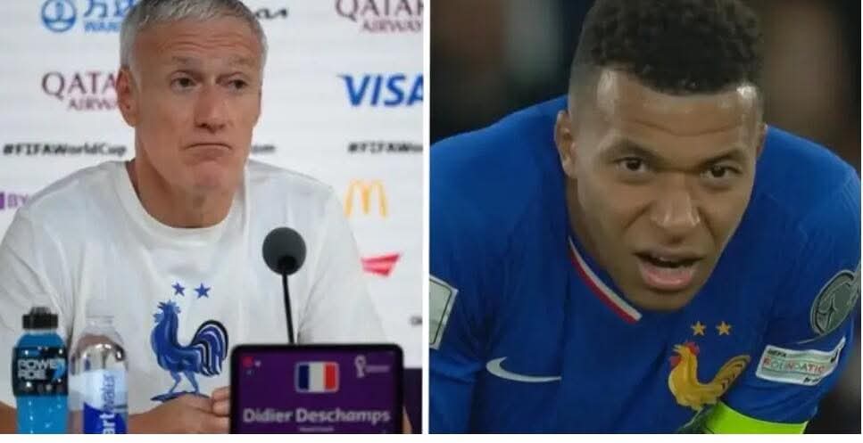 ديشان: مبابي تعرض لإصابة مقلقة