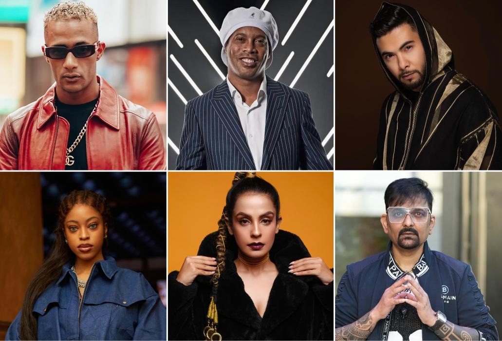 أسطورة كرة القدم رونالدينيو يظهر في فيديو كليب محمد رمضان ومنعم السليماني وغورانغ دوشي