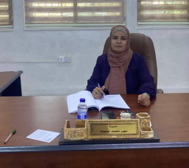 مديرة الشؤون التعليمية تتفقد مدرسة الموقر الثانوية الشاملة المختلطة