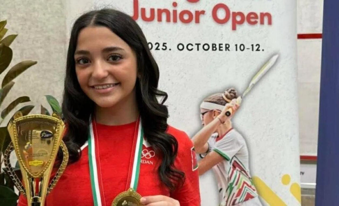 الأردنية التلاوي تحرز ذهبية بطولة المجر للسكواش