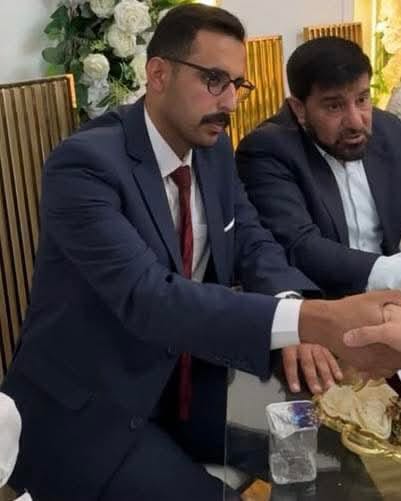 عواد مياس يهنئ الأخ جمال إبراهيم مياس بمناسبة خطوبة نجله كاظم