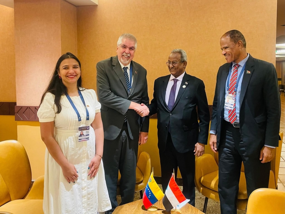 وكيل وزارة الخارجية والتعاون الدولي يلتقي نائب وزير الخارجية الفنزويلي