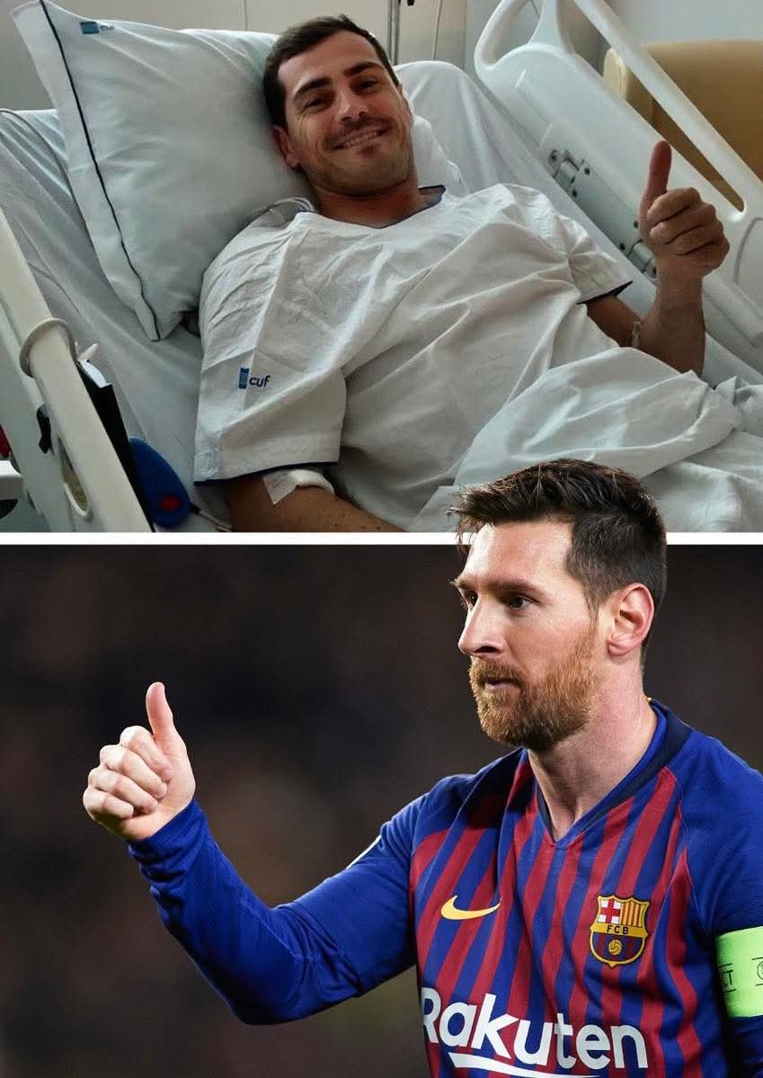 كاسياس يكشف دعم ميسي الكبير له بعد أزمته القلبية: تفاجأت بتواضعه