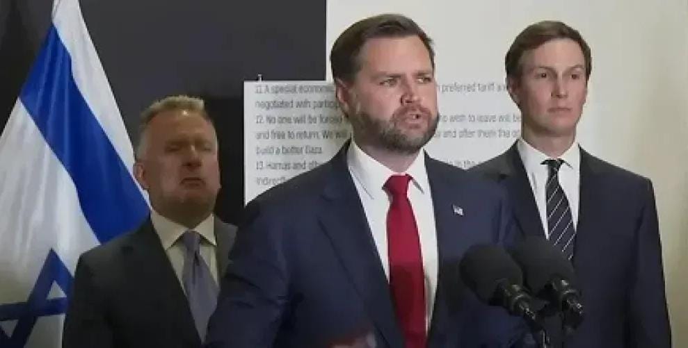 نائب الرئيس الأمريكي يعلن افتتاح مركز التعاون العسكري المدني بشأن غزة ويؤكد: الاتفاق سيصمد