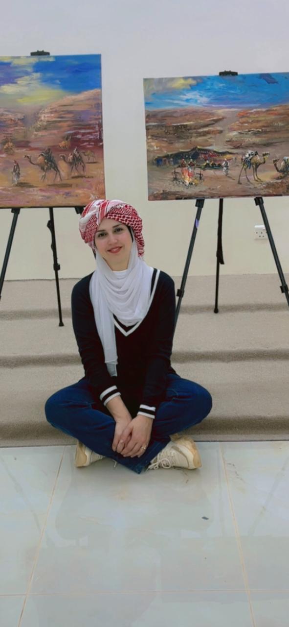 هنادي حمزة.. فنانة تشكيلية تجمع بين الأصالة والتجديد في مسيرتها الإبداعية