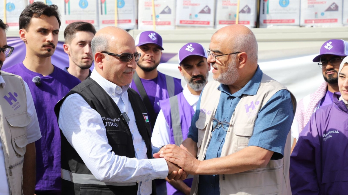 امين عام الهيئة الخيرية الأردنية الهاشمية يستقبل وفدًا من منظمة هيومن أبيل