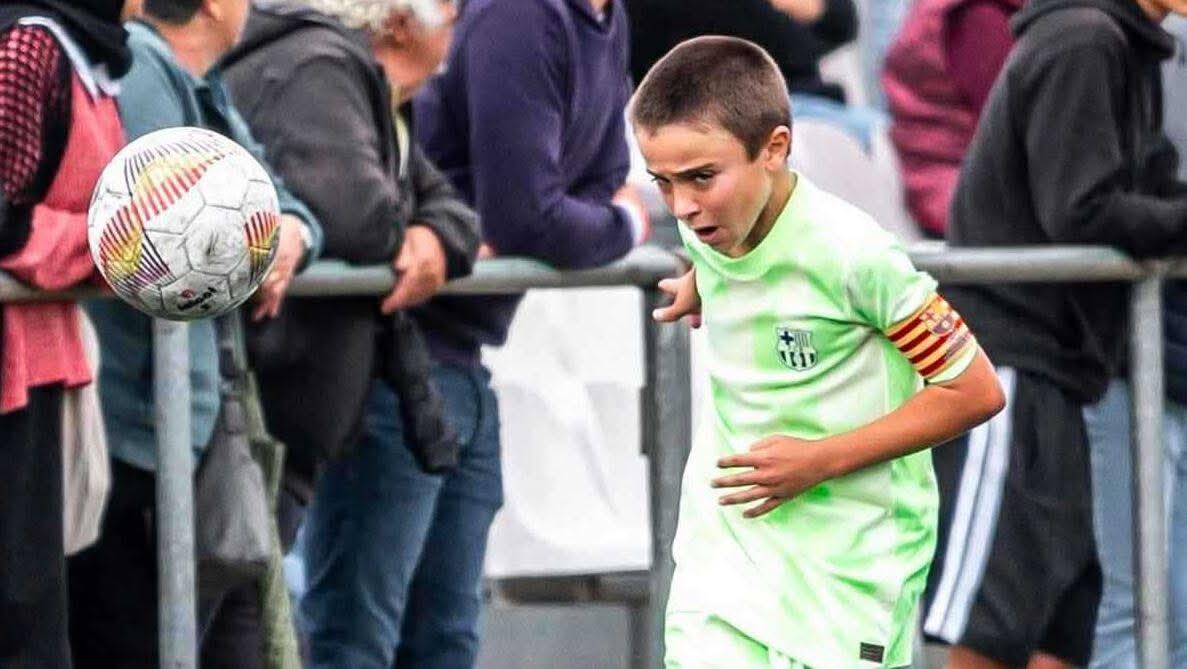 موهبة برشلونة تسير على خطى ميسي