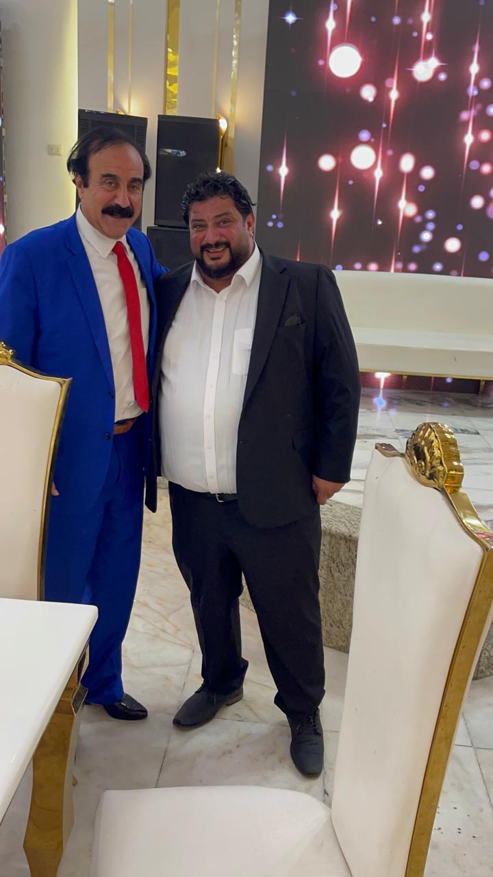 الدكتور تحسين شرادقه يهنئ رجل الأعمال الدكتور المحامي محمد البطاينة بزفافه