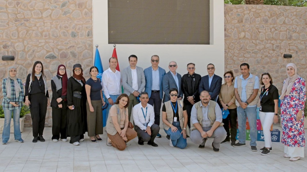 وفد أممي يزور محمية العقبة البحرية