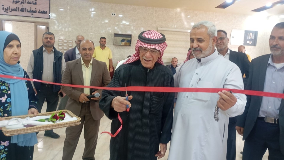 افتتاح بازار الإبداع الثقافي في لواء المزار الجنوبي