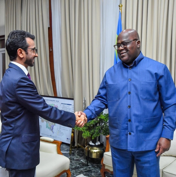 رئيس جمهورية الكونغو الديمقراطية يستقبل القائم بالأعمال القطري