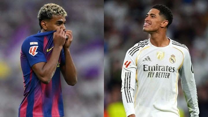 ضربة قوية من جود بيلينجهام تجاه لامين يامال بعد فوز ريال مدريد بكلاسيكو الليجا