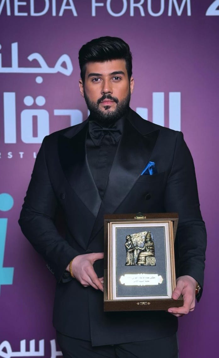 بعد تكريمه في ملتقى بغداد .. محمد الأمير ينتظر عرض مسلسل نزيف