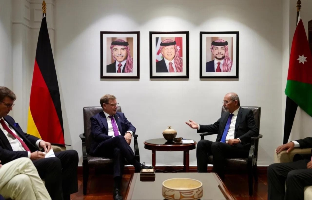 وزير الخارجية يجري مباحثات مع نظيره الألماني