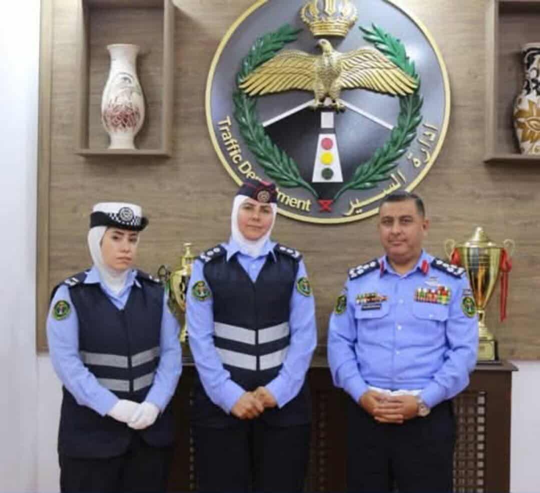 تكريم الملازم منتهى والوكيل ناتاشا تقديرًا لمهنيتهن وتميّز أدائهن في سير عمّان