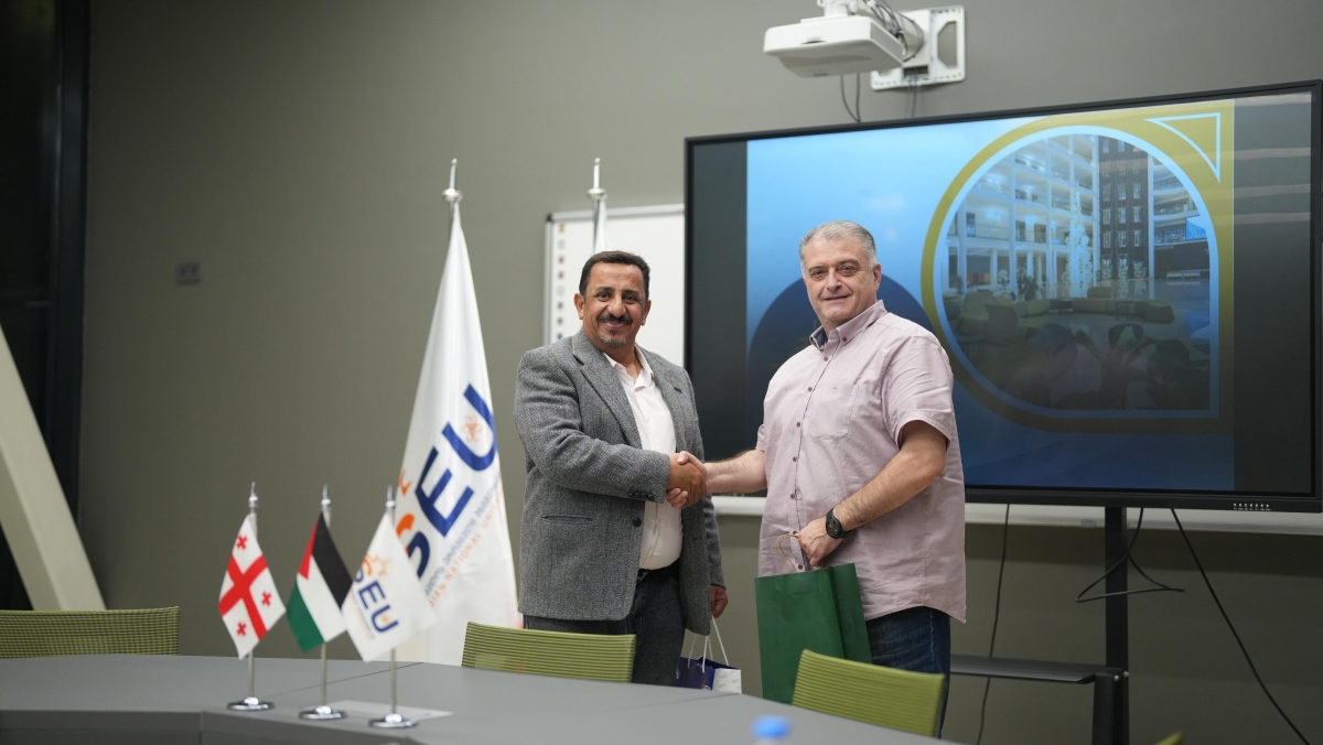 جامعة جورجيا الوطنية تستقبل الإعلامي محمد المحمود الخضير والمهندس صبحي الياسين