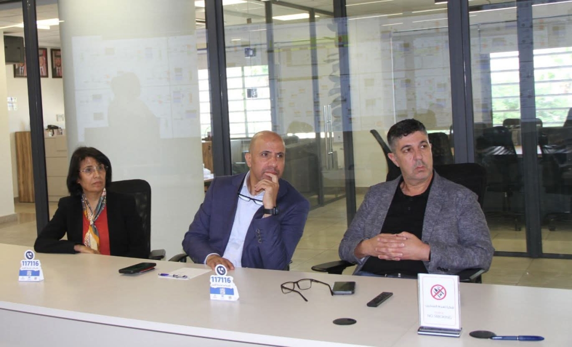 ماضي والفاخري يطلعان على واقع الخدمات التشغيلية في شركة مياه العقبة