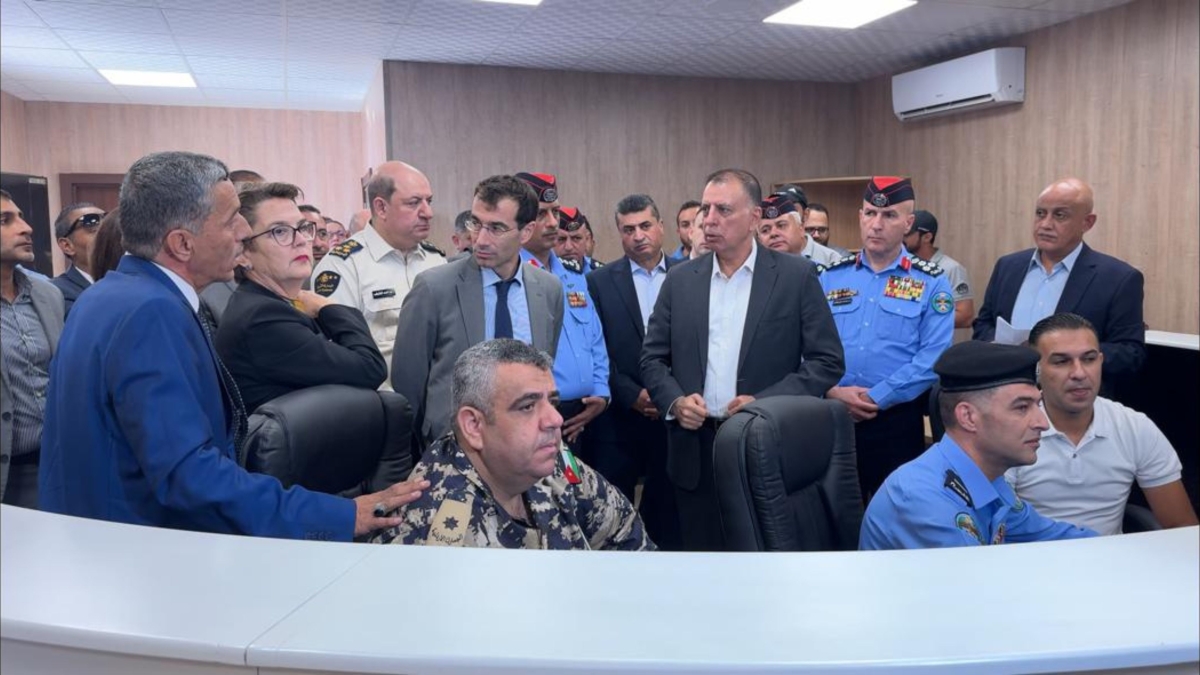 وزير الداخلية يفتتح غرفة إدارة العمليات الحدودية المتكاملة في معبر وادي عربة