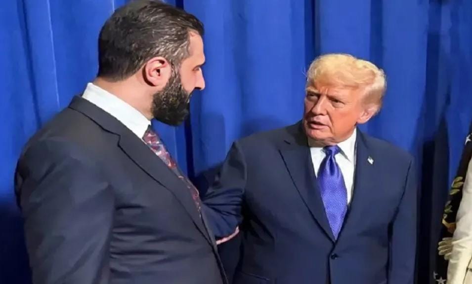 ترامب يكشف كواليس رفع العقوبات عن دمشق.. زيارة مرتقبة للشرع إلى واشنطن واتفاقات تاريخية قيد الإعداد