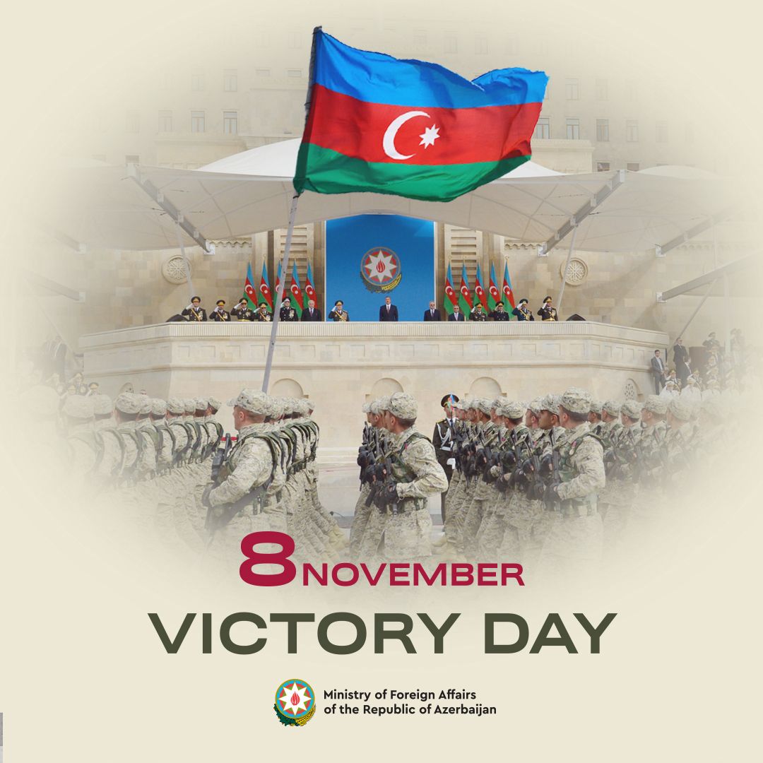 بيان صادر عن سفارة جمهورية أذربيجان في الاردن  بمناسبة يوم النصر – الذكرى الخامسة