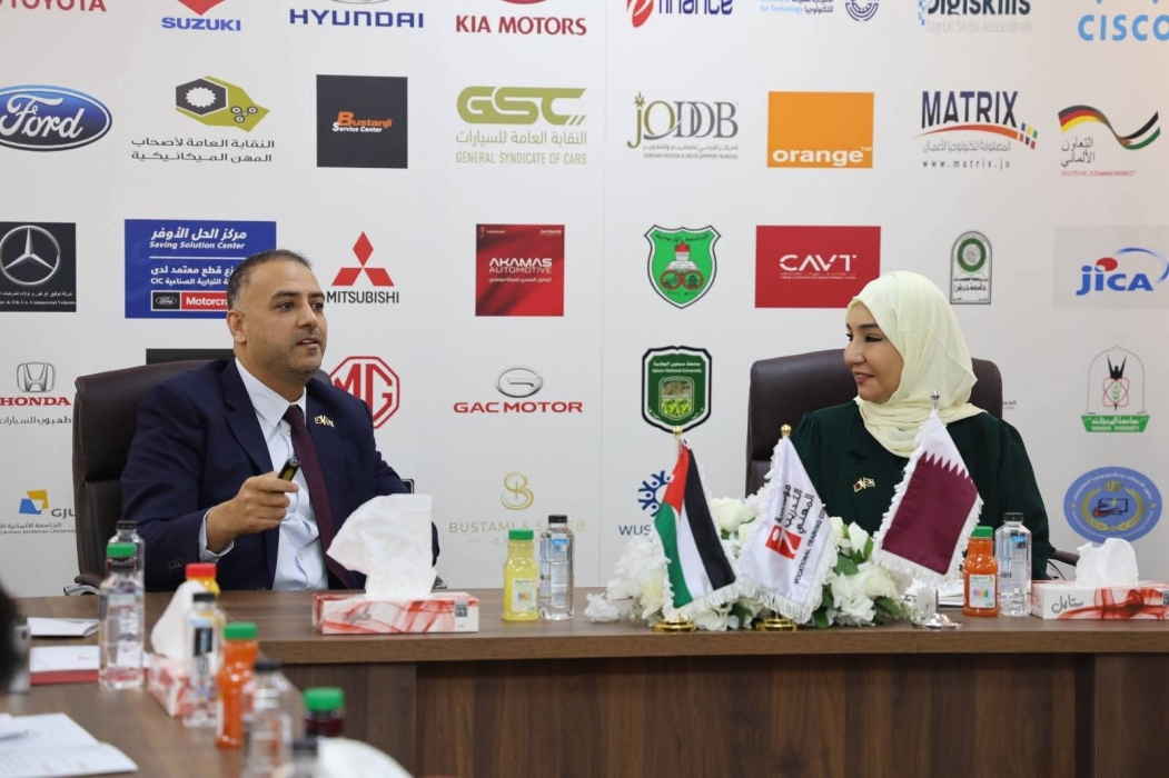 وفد قطري يزور مؤسسة التدريب المهني لبحث سبل التعاون