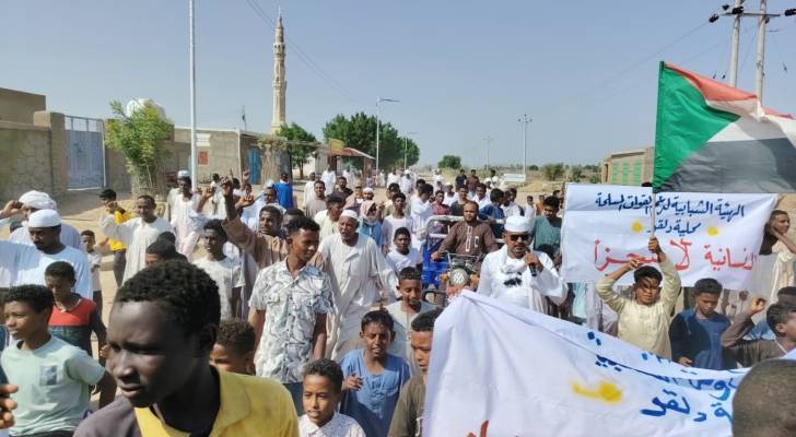 مسيرات في دلقو تندد بـ انتهاكات الميليشيا في الفاشر وتعلن التضامن مع الجيش