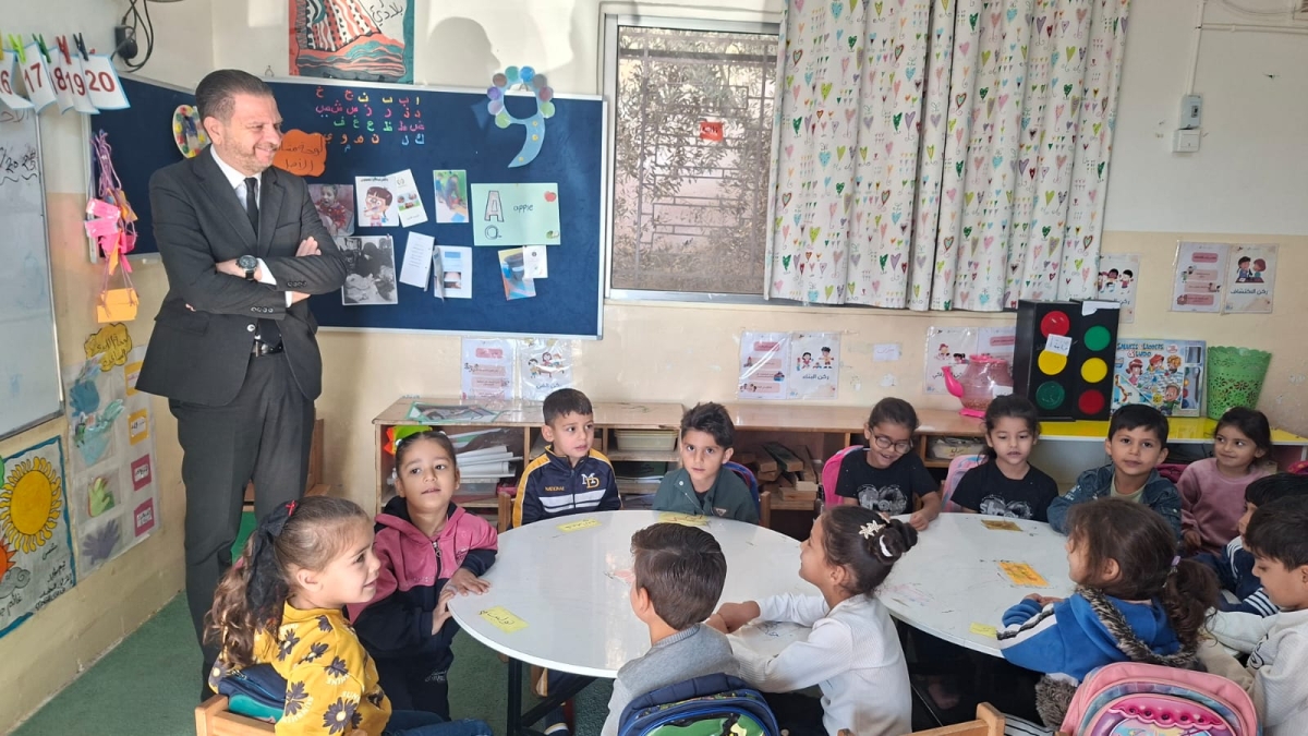 جولة ميدانية لمدير تربية جرش للاطلاع على سير العملية التعليمية في مدارس المحافظة