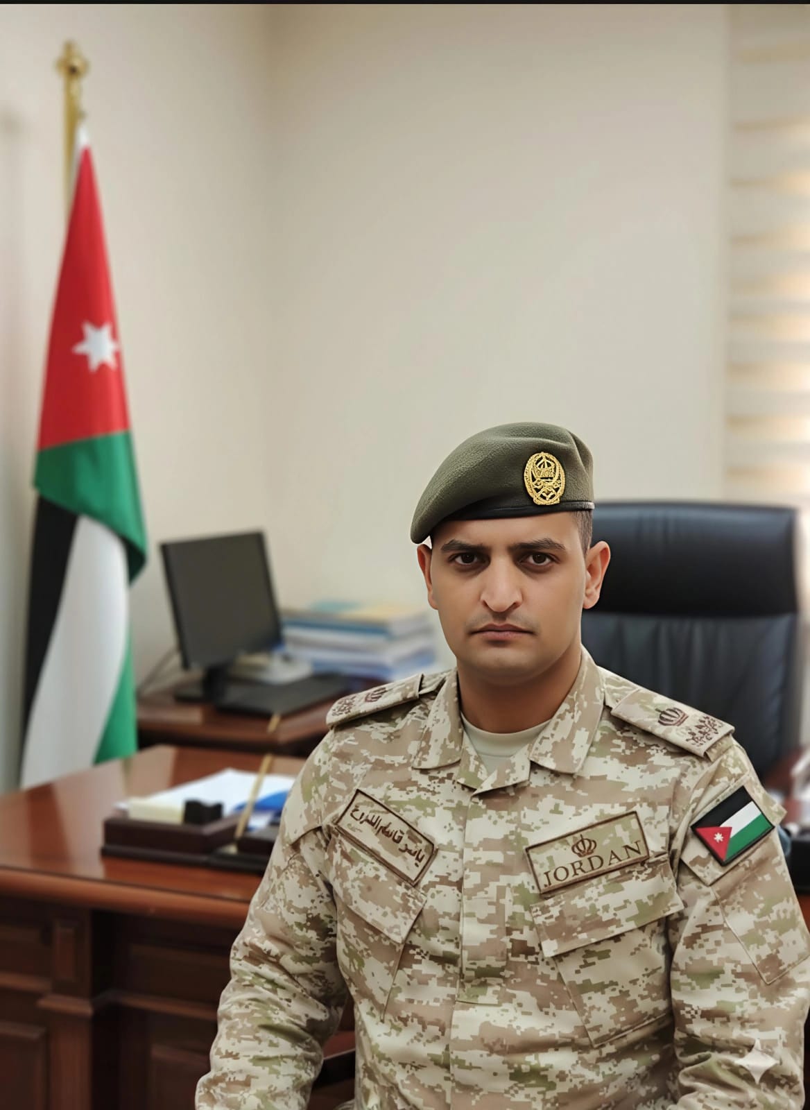 ترفيع ياسر قاسم الدروع إلى رتبة رائد