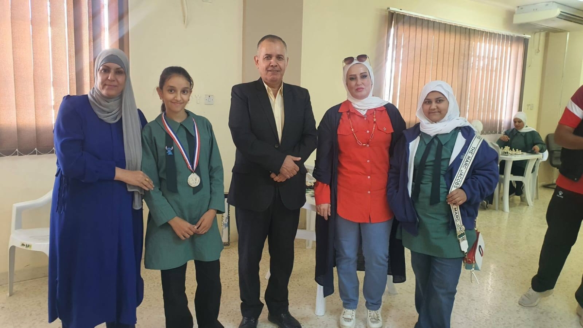 الذنيبات يتابع اختتام فعاليات بطولة الشطرنج السنوية في مدارس تربية القصر