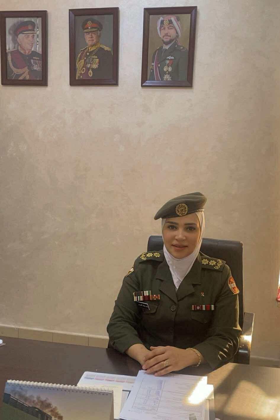 ترفيع هيام محمد السردية إلى رتبة ملازم أول