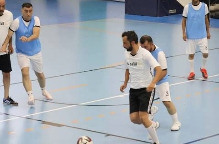 مباراة احتفالية بكرة القدم بين نقابة الصحفيين وجامعة البترا غدا