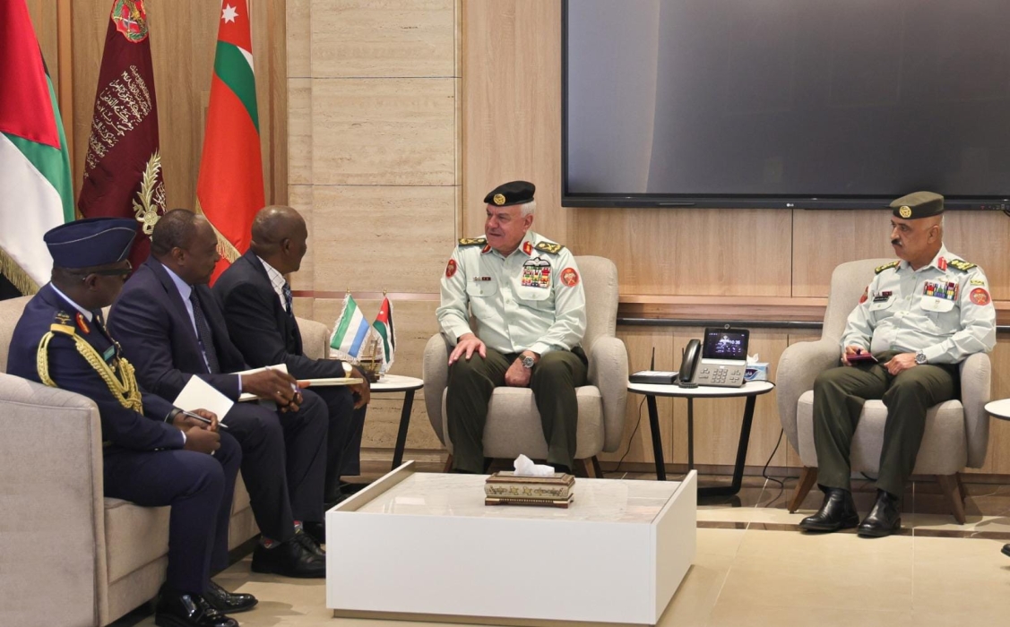 الحنيطي يستقبل نائب وزير الدفاع السيراليوني