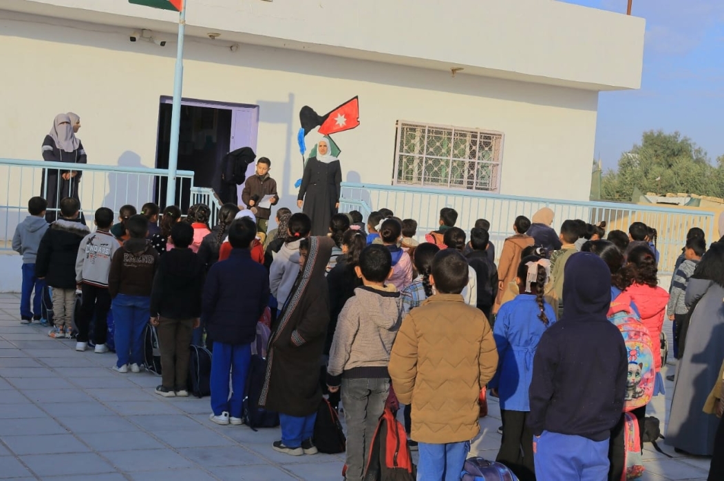 الحويدي تتفقد عدداً من مدارس البادية الشمالية الغربية وتتابع سير العملية التعليمية