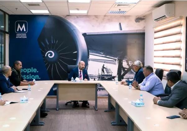 بحث تطوير قدرات الشحن الجوي بمطار الملك الحسين بالعقبة